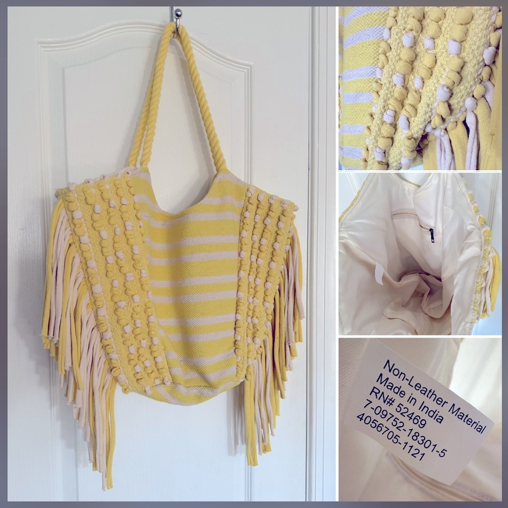Textured Canvas Purse / Tote